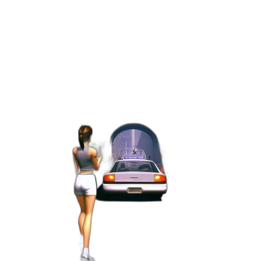 car, robot, dress, shoes transparent PNG cut-out