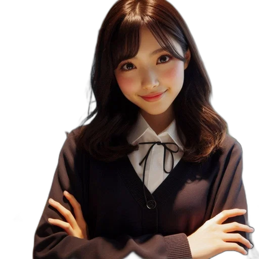 jacket, staff, photorealistic, anime transparent PNG cut-out
