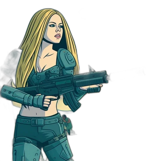 weapon, comic book art, cartoon, concept art transparent PNG cut-out