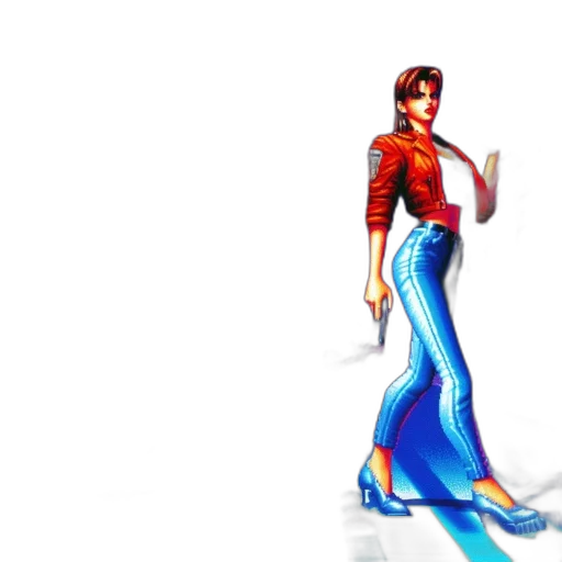 dress, staff, weapon, vaporwave transparent PNG cut-out