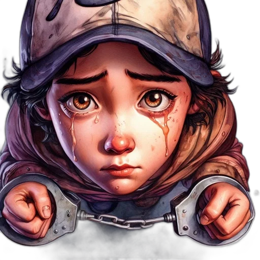 face, weapon, concept art, photorealistic transparent PNG cut-out