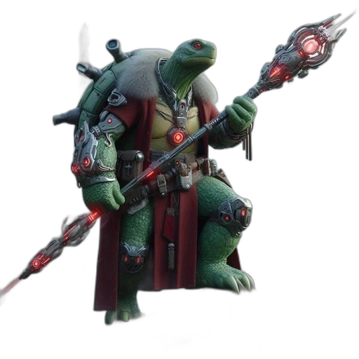 dragon, staff, sword, creature transparent PNG cut-out