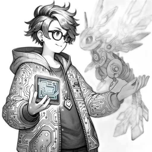 jacket, staff, dragon, weapon transparent PNG cut-out