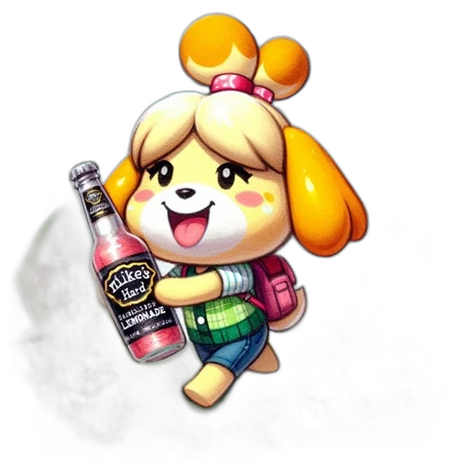 bottle, concept art, pixel art, 3d render transparent PNG cut-out