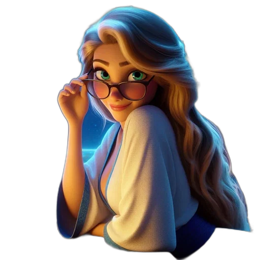 staff, dress, face, jewelry transparent PNG cut-out