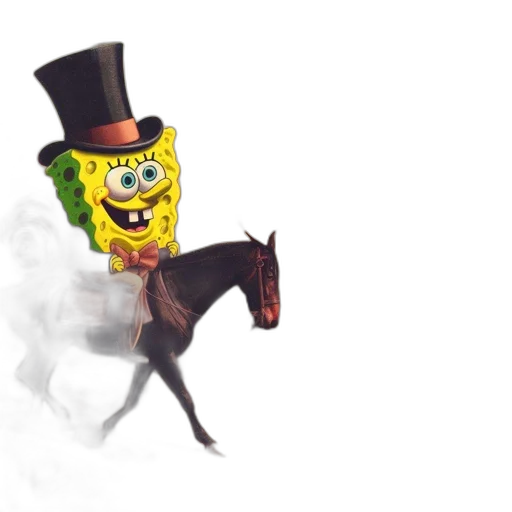 hat, animal, creature, staff transparent PNG cut-out