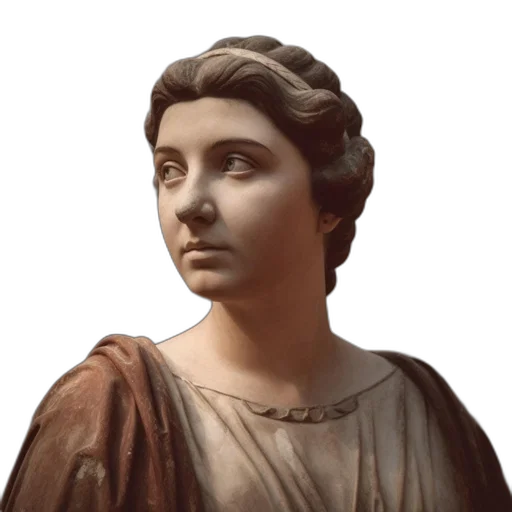 face, dress, staff, crown transparent PNG cut-out