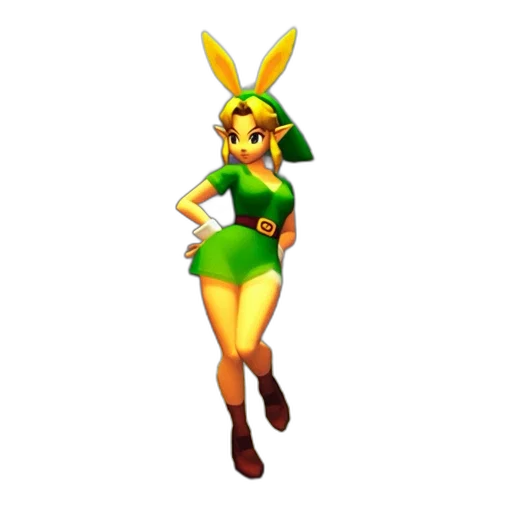 dress, hat, staff, animal transparent PNG cut-out