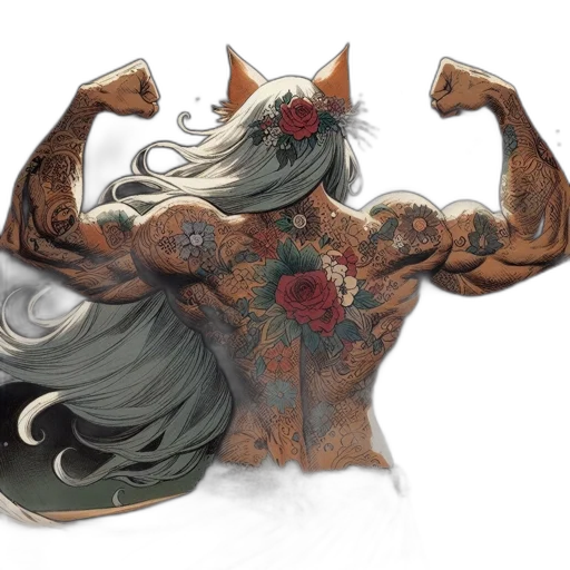 dragon, flower, concept art, fantasy art transparent PNG cut-out
