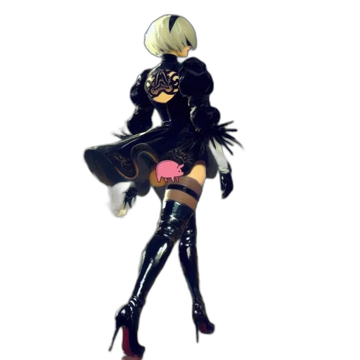 robot, mask, staff, dress transparent PNG cut-out