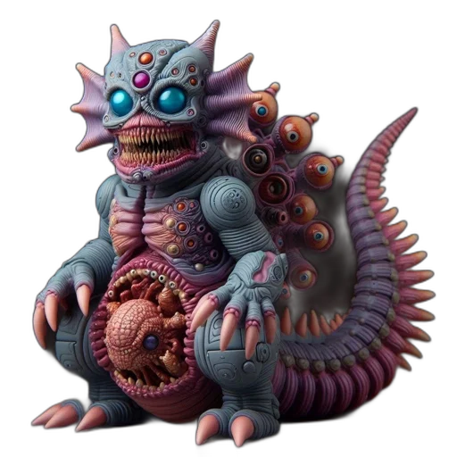 creature, dragon, robot, animal transparent PNG cut-out