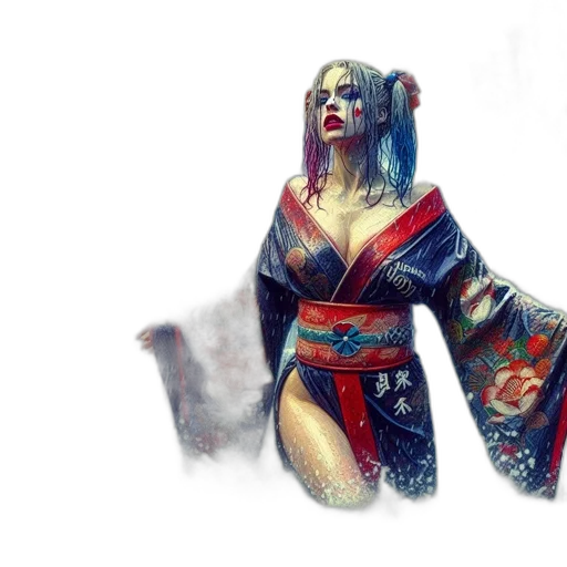 concept art, fantasy art, comic book art, watercolor transparent PNG cut-out