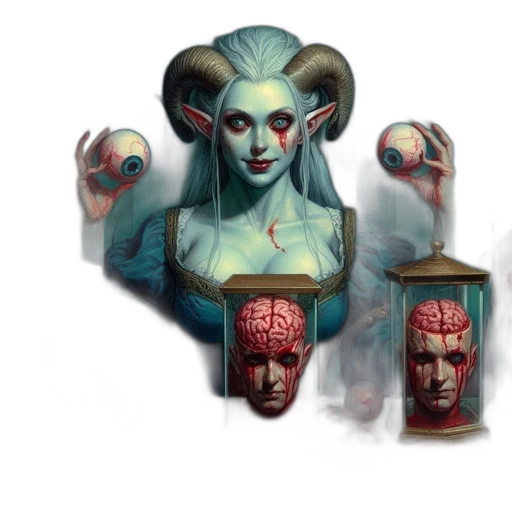 mask, face, concept art, fantasy art transparent PNG cut-out