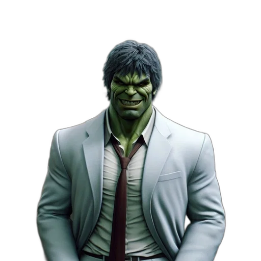 jacket, face, concept art, 3d render transparent PNG cut-out