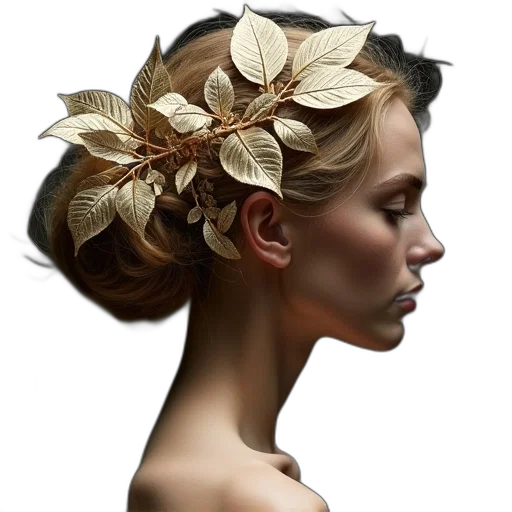 crown, hair, flower, jewelry transparent PNG cut-out