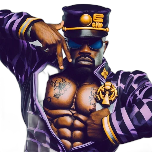 jacket, comic book art, concept art, pixel art transparent PNG cut-out