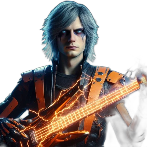 weapon, concept art, fantasy art, cyberpunk transparent PNG cut-out