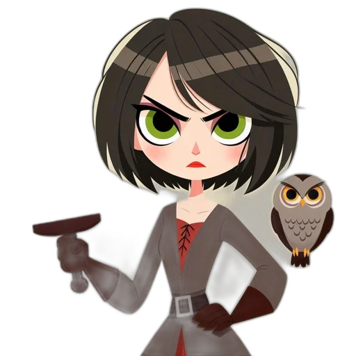 staff, cartoon, concept art, fantasy art transparent PNG cut-out