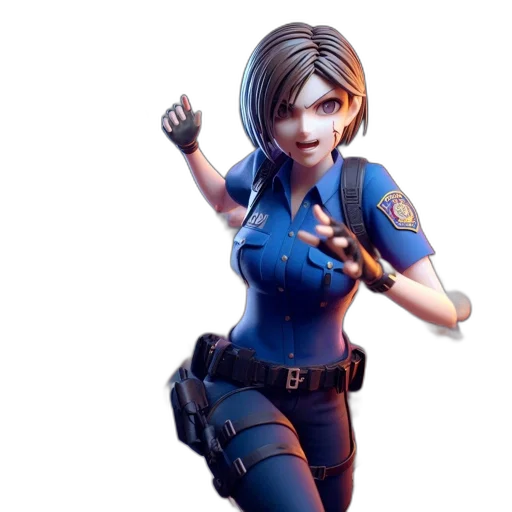 staff, weapon, concept art, 3d render transparent PNG cut-out