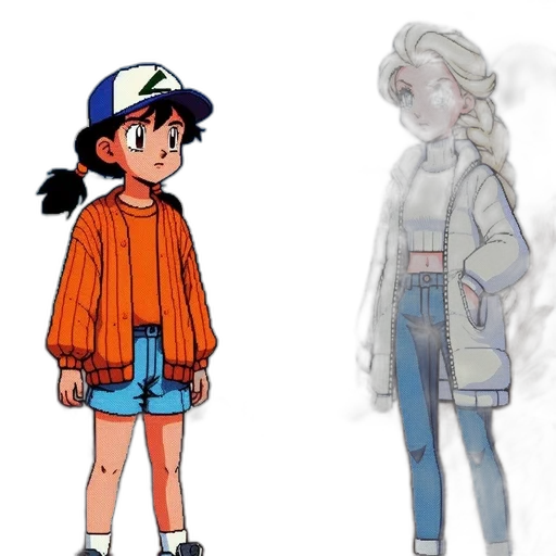 jacket, hat, concept art, pixel art transparent PNG cut-out