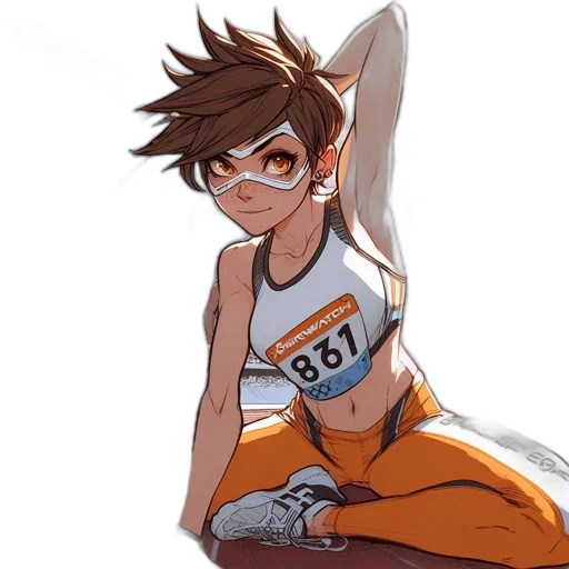 dress, staff, cartoon, anime transparent PNG cut-out
