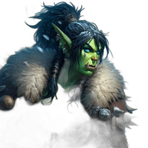 dragon, staff, face, creature transparent PNG cut-out