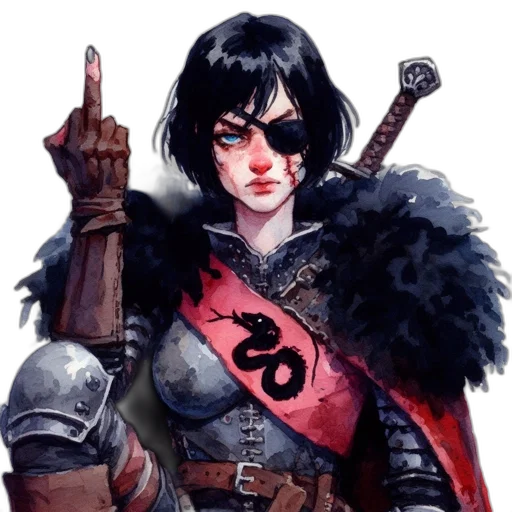 weapon, sword, staff, face transparent PNG cut-out
