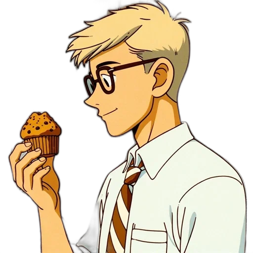 staff, food, cartoon, pixel art transparent PNG cut-out