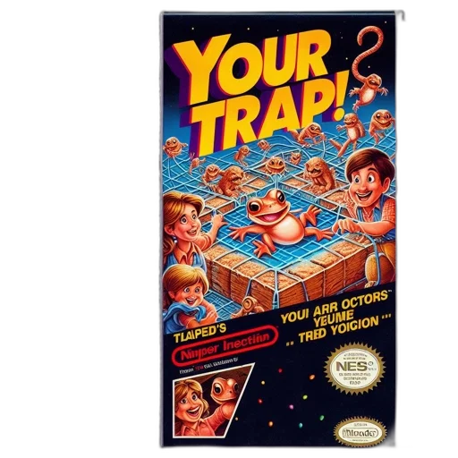 nes, game, cartridge, titled transparent PNG cut-out