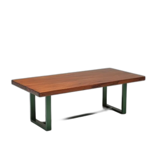 furniture, 3d render, green, teak transparent PNG cut-out