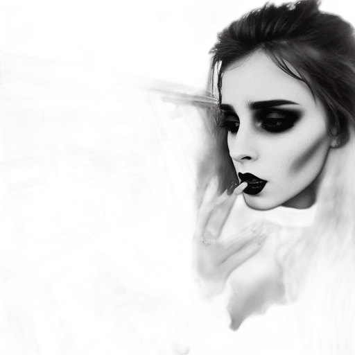 mask, face, creature, photorealistic transparent PNG cut-out