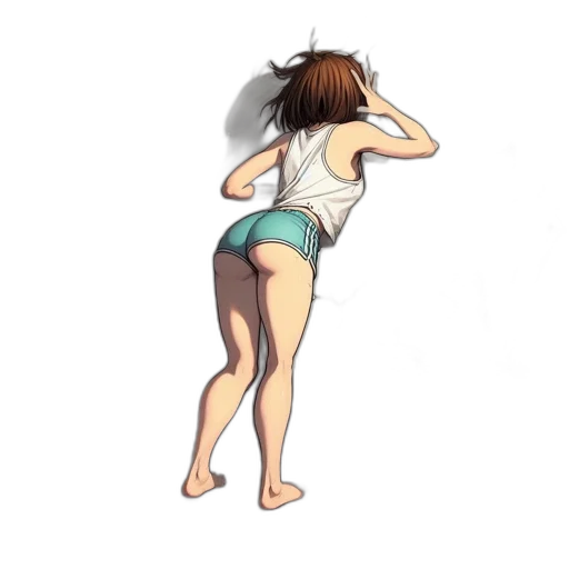 dress, jacket, creature, hair transparent PNG cut-out