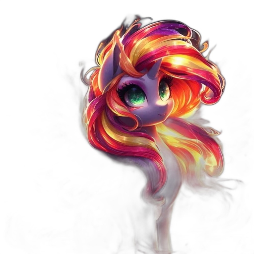 hair, dragon, creature, mask transparent PNG cut-out