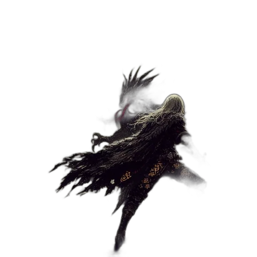 dragon, creature, hair, mask transparent PNG cut-out