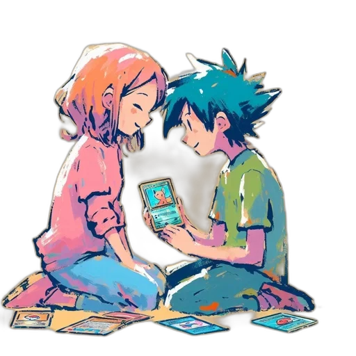 watercolor, pixel art, anime, comic book art transparent PNG cut-out