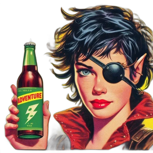 jacket, weapon, comic book art, cyberpunk transparent PNG cut-out