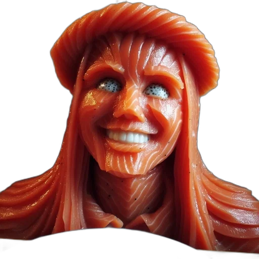 face, mask, creature, hair transparent PNG cut-out