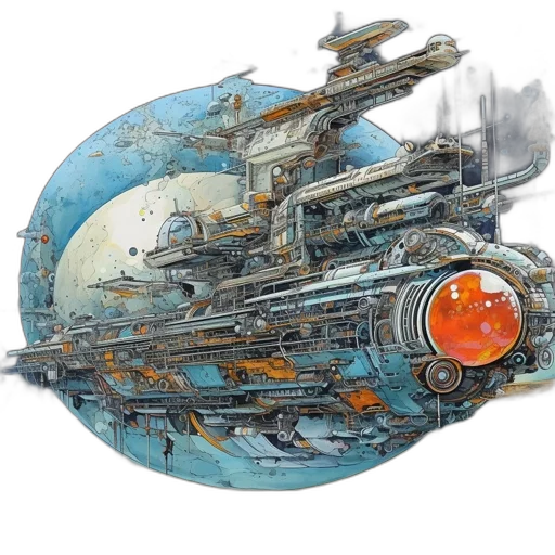 weapon, robot, car, concept art transparent PNG cut-out