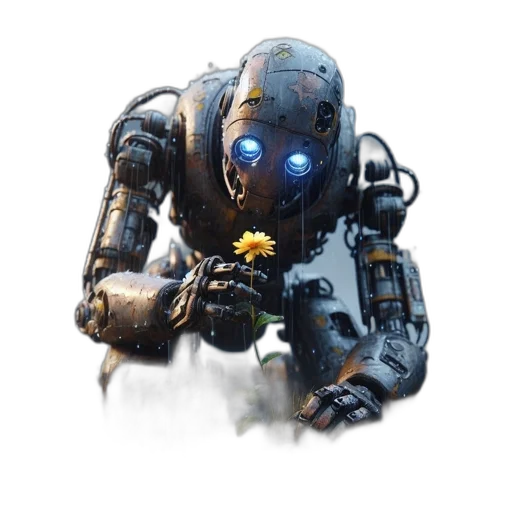 robot, weapon, creature, concept art transparent PNG cut-out