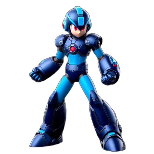robot, 3d render, concept art, pixel art transparent PNG cut-out