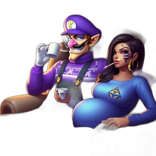 robot, concept art, pixel art, fantasy art transparent PNG cut-out