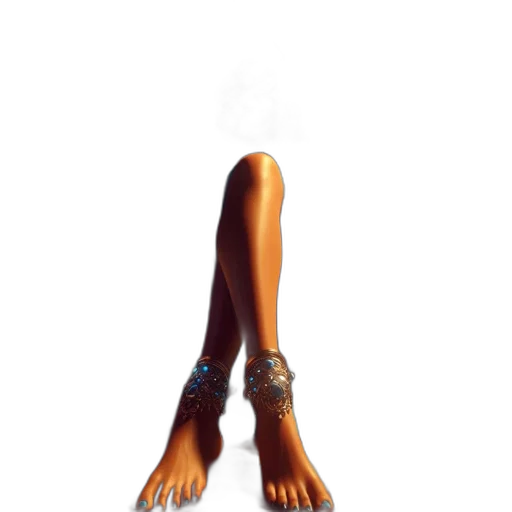 hair, dress, shoes, jewelry transparent PNG cut-out