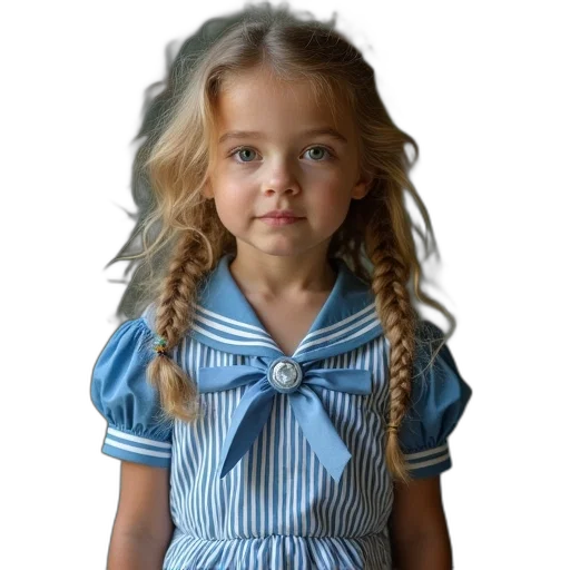 dress, face, hair, creature transparent PNG cut-out