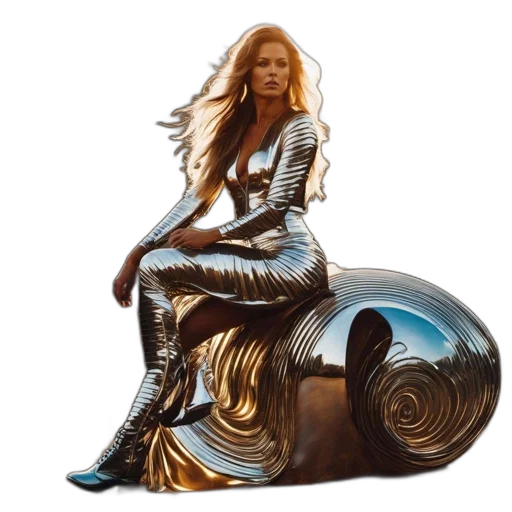hair, dress, jewelry, concept art transparent PNG cut-out