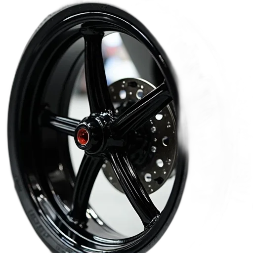 3d render, front, wheel, black transparent PNG cut-out