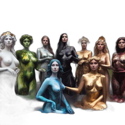 jewelry, dress, fantasy art, concept art transparent PNG cut-out