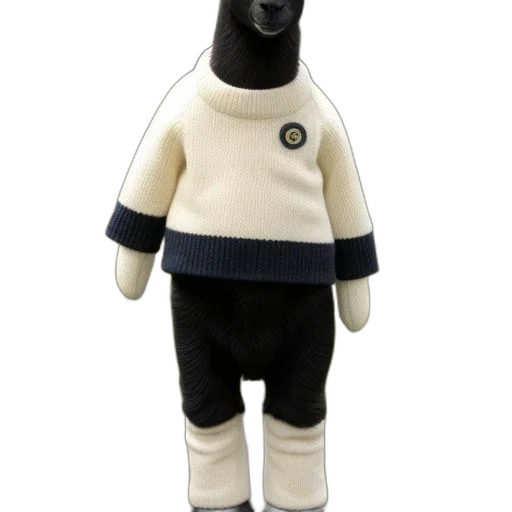 animal, 3d render, sheep, wearing transparent PNG cut-out