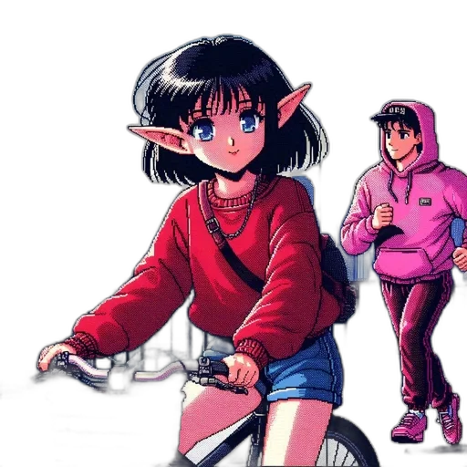 jacket, weapon, concept art, anime transparent PNG cut-out