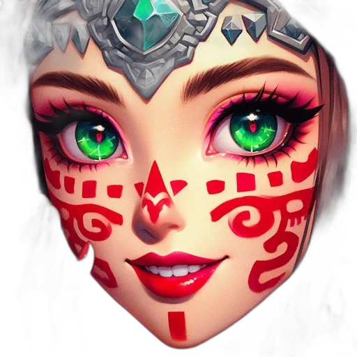 mask, face, jewelry, crown transparent PNG cut-out