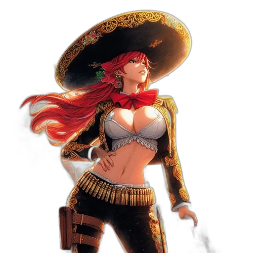 hat, comic book art, concept art, fantasy art transparent PNG cut-out